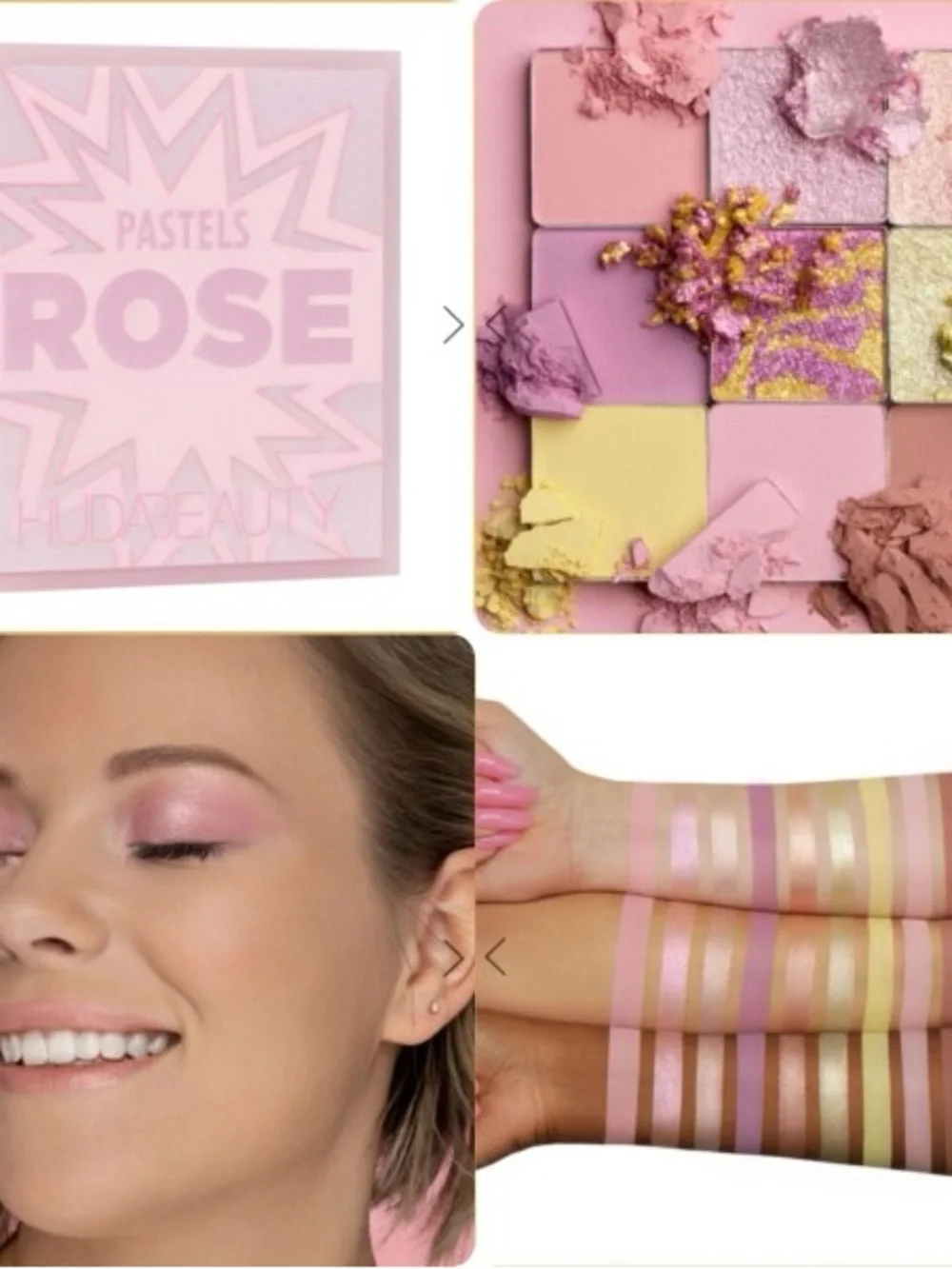 Huda Beauty Pastel Obsession 9 Pan Eyeshadow Palette #Rose